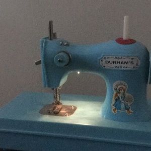 Durham’s toy sewing machine